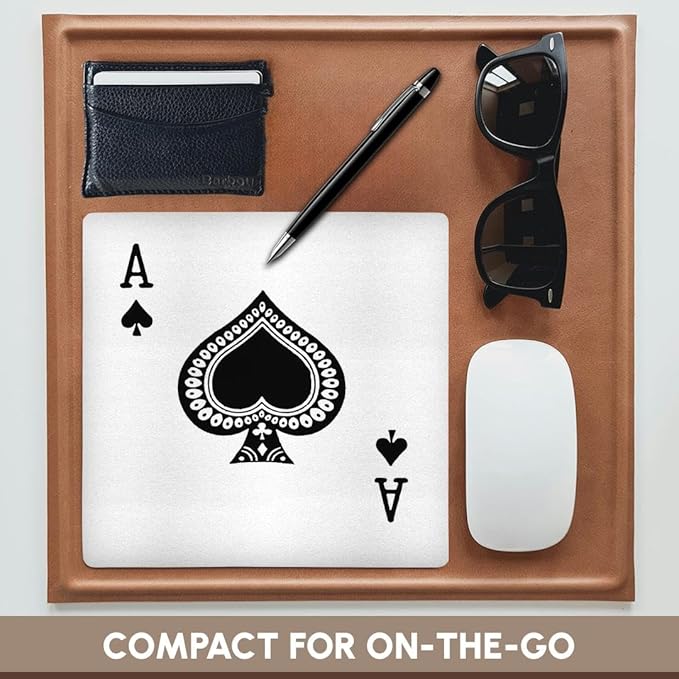 3dRose LLC 8 x 8 x 0.25 Inches Mouse Pad Ace of Spades (mp_76552_1)