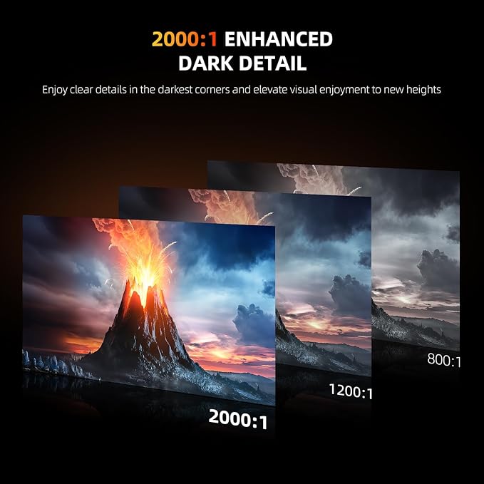 UPERFECT Portable Monitor 4K 23.8 QLED| 400 Nits 24 Large Monitor | 3840 * 2160 UHD 100% DCI-P3 | 1MS FreeSync | USB-C &amp HDMI | VESA &amp Stand | Second Screen for Computer Mini PC Game Conso