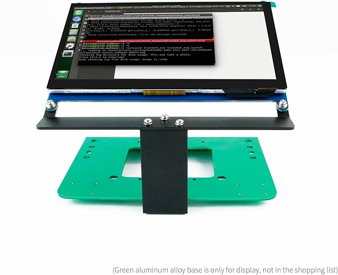 Yahboom 7 Inch Display Screen Metal Bracket Stand for ROS/RPi/Jetson and Other Conventional Robots