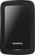 ADATA Hard Drive - 2 TB - External (Portable) - USB 3.1-256-bit AES - Black