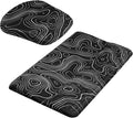 Keyboard Wrist Rest -Ergonomic Mouse Pad- with Carpal Tunnel Pain Relief Massage Bumps and Full Memory Gel Design - Ideal Frequent Computer (Line)