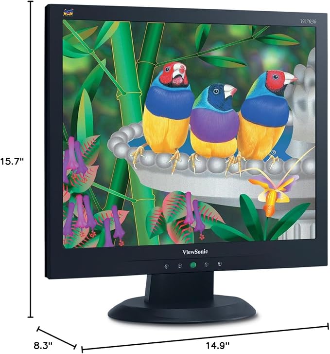 ViewSonic VA703b 17-Inch LCD Monitor (Renewed)