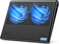 TECKNET Laptop Cooling Pad - 12-15.6 Laptops Cooler Powerful Cooler and Ultra Quiet for Gaming Laptops Pad 2 Wind Speed Adjustable USB A &amp C Powered Cooler Stand with Laptop Fan LED (Blue)