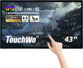 43 inch Capacitive Multi-Touch Screen Industrial Monitor 16:9 Display 1920 x 1080P Built-in Speakers USB VGA DVI &amp HD-MI Ports Digital Signage Displays and Player for Advertising