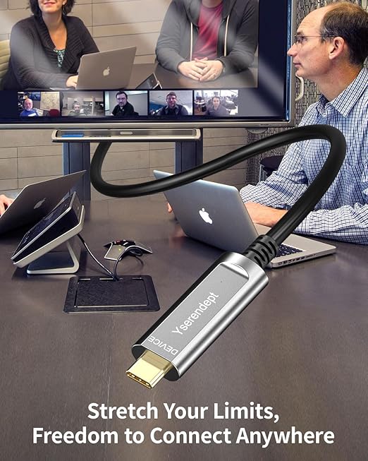 Fiber Optic USB C Cable 50ftUSB 3.2 Gen2 10Gbps Active Optical Long Distance USB A to Type C Cord for 4K CamerasWebcamsHubsHDDsVR/AR Projectors &amp Medical SystemsBlack