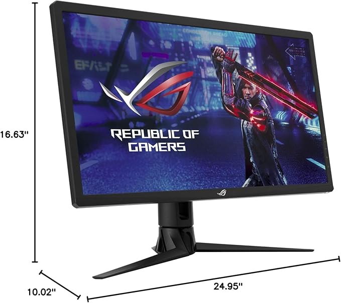 ASUS ROG Strix 27” 4K HDR 144Hz DSC Gaming Monitor (XG27UQR) - UHD (3840 x 2160) IPS 1ms Extreme Low Motion Blur DisplayHDR 400 DCI-P3 90% G-SYNC Compatible Eye Care DisplayPort HDMI USB 3.0