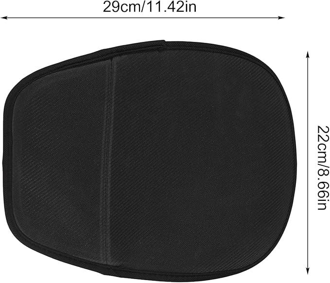 Heated Pad Hand Warmer Pad Office Mousepad USB Heated Computer Pad Hand Warmer Roomy Hand Warming Pad Desk Accessories for Men Women Heating Pads (Black)