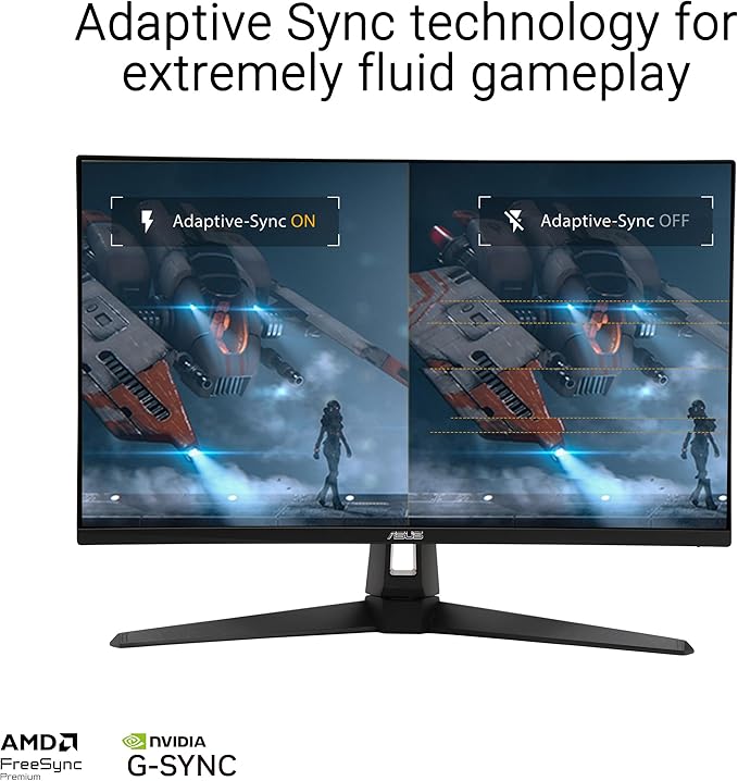 ASUS TUF Gaming 27” 4K HDR Monitor (VG27UQ1A) – 160Hz 1ms Extreme Low Motion Blur Sync NVIDIA G-SYNC Compatible AMD FreeSync Premium 95% DCI-P3 DisplayWidget 3 yr Warranty