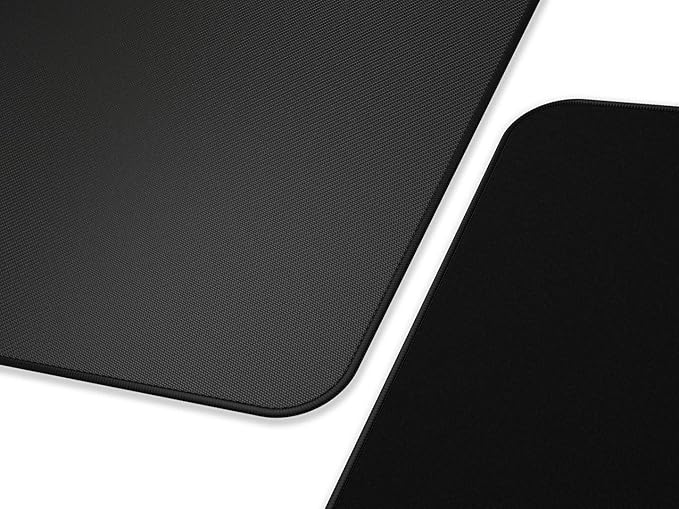 GLORIOUS XL Extended Gaming Mouse Mat/Pad - Large Wide (XL Extended) Black Cloth Mousepad Stitched Edges | 14x24 (G-P)