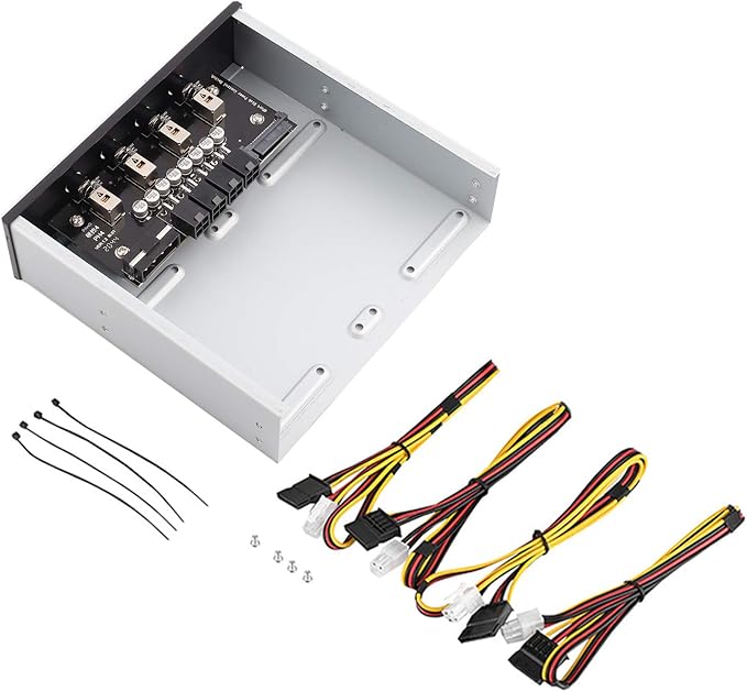 HDD Power Control Switch Hard Drive Selector SATA Drive Switcher 2.5-inch Hard Disk Fixed IDE and SATA 15P Two Input Interfaces for Desktop Computer Optical Drive
