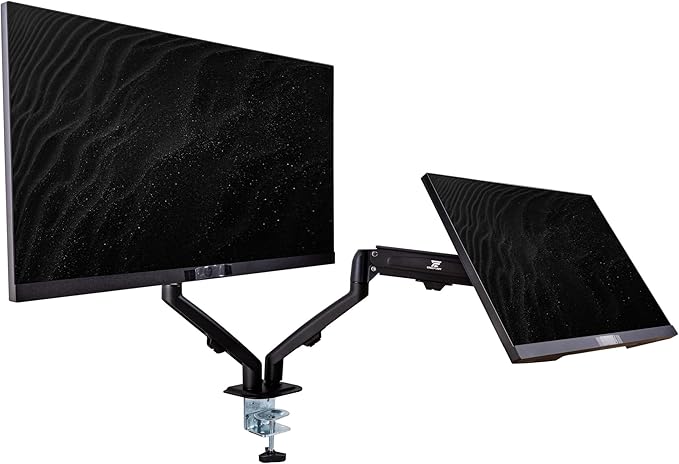 acer 24 Vero V247Y Gbmix FHD IPS Monitor with 4 ms Response Time Anti-Glare Adaptive Sync Integrated Speakers VESA Mount (100mm) &amp Dockztorm Hub Black (UM.QV7AA.G03) &amp Ergoflexy Single M