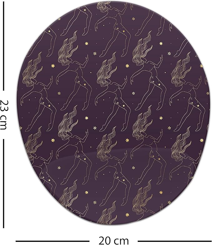 Ergonomic Mouse Pad with Wrist Rest Digital Printed Mouse Mat for Tendon Sheath Problems Non-Slip Base for Office and Home Size: 20 x 23 cm