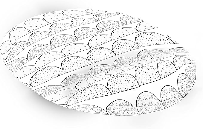 Ergonomic Mouse Pad with Wrist Rest Digital Printed Mouse Mat for Tendon Sheath Problems Non-Slip Base for Office and Home Size: 20 x 23 cm