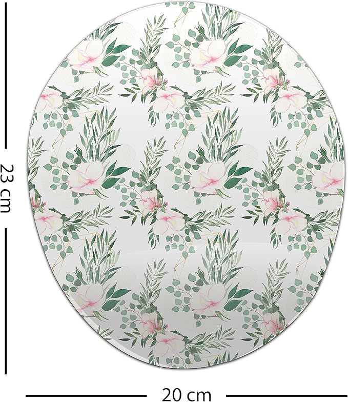 Ergonomic Mouse Pad with Wrist Rest Digital Printed Mouse Mat for Tendon Sheath Problems Non-Slip Base for Office and Home Size: 20 x 23 cm