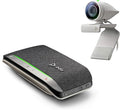 Plantronics Poly - Studio P5 Webcam with Poly Sync 20+ Speakerphone Kit Polycom - 1080p HD Professional Video Conferencing Camera &amp Bluetooth Wireless Smart Speakerphone-Certified for Zoom &amp T