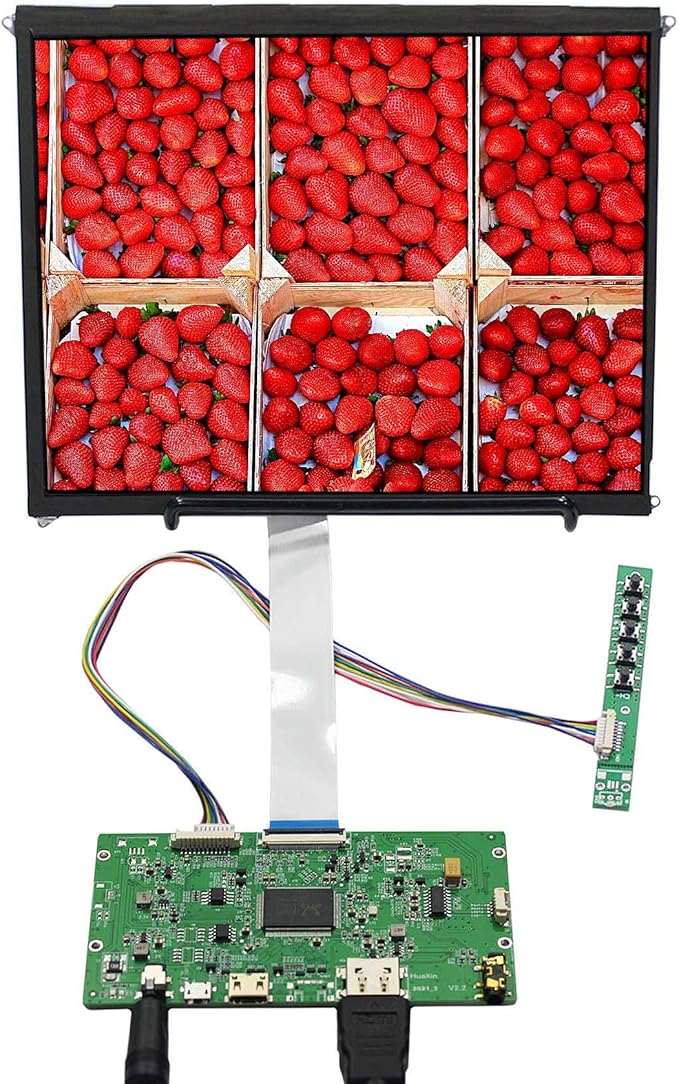 VSDISPLAY 9.7 inch 2048x1536 IPS LCD LP097QX1/ LTL097QL01/ HQ097QX1 with Controller Board fit for DIY Cabinet Monitor