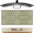 MPCO. Original Large Gaming Desk Mat – 36 x 17 Aeroglyde Arabic Textiles Emerald-Garden Full Desk Mouse Pad for Smooth Precision – Non-Slip Washable Extra-Large PC Mouse Pad for Gaming Sessions
