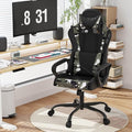 Gaming ChairSwivel Rolling Gaming Chair for AdultsErgonomic PC Gaming Chair CamoHeight Adjustable Computer ChairPU Leather Computer Chair with Headrest and Lumbar Support
