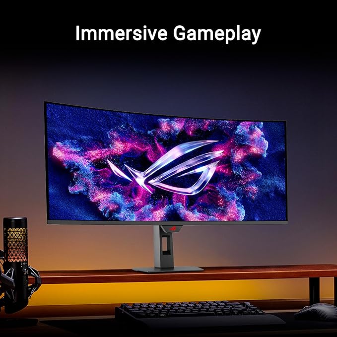 ASUS ROG Strix 34” Ultrawide QD-OLED HDR Gaming Monitor (XG34WCDG) - 3440x1440 175Hz 0.03ms OLED Care Pro True 10-bit G-SYNC Compatible DisplayWidget Extreme Low Motion Blur 3 yr Warranty