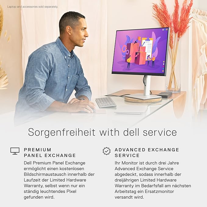 Dell P2422H 24 Inch Full HD (1920 x 1080) Monitor 60Hz IPS 5ms 99% sRGB DisplayPort HDMI VGA 5x USB Black