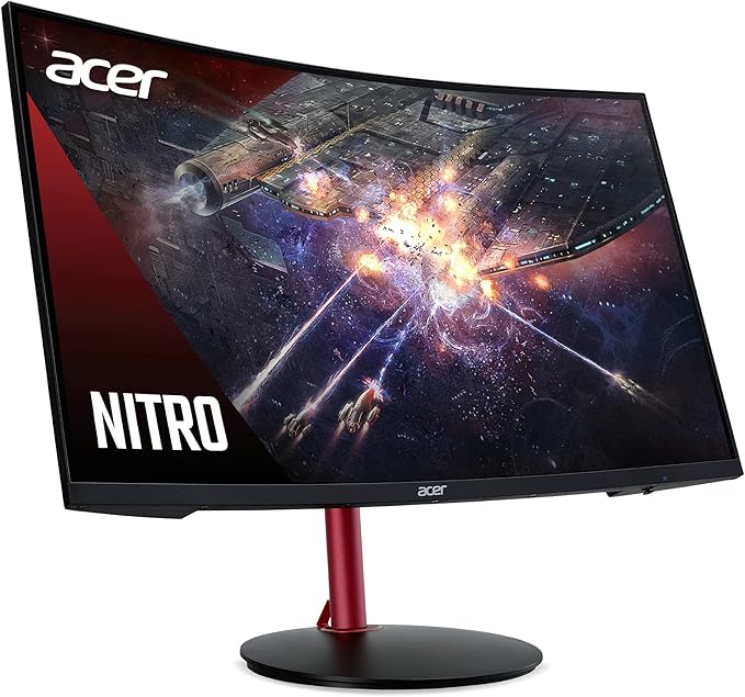 acer Nitro XZ272U Pbmiiphx 27 1500R Curved Zero-Frame WQHD (2560 x 1440) Gaming Monitor | AMD FreeSync | Up to 165Hz | 4ms (G to G) | HDR 400 | 95% sRGB (1 x Display Port &amp 2 x HDMI 2.0 Ports)