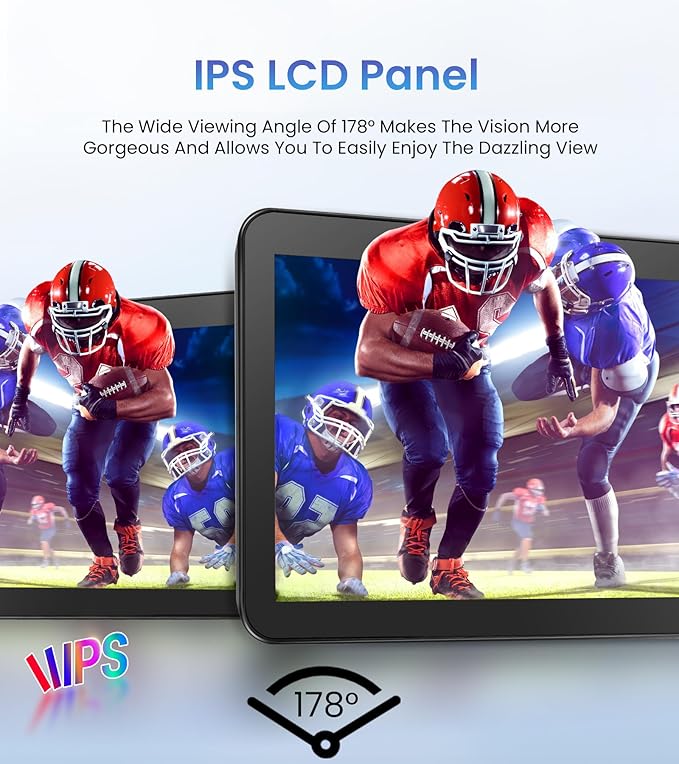 7 Inches Touchscreen Monitor HD 1024×600 IPS LCD Capacitive Touch Screen Compatible with R Pi 4B/3B+/3B/2/1B+/Zero Ora Pi 5 Por/3 Plus/3B/4B Ban Pi and Windows 10/8/7 (CX-080-A US)