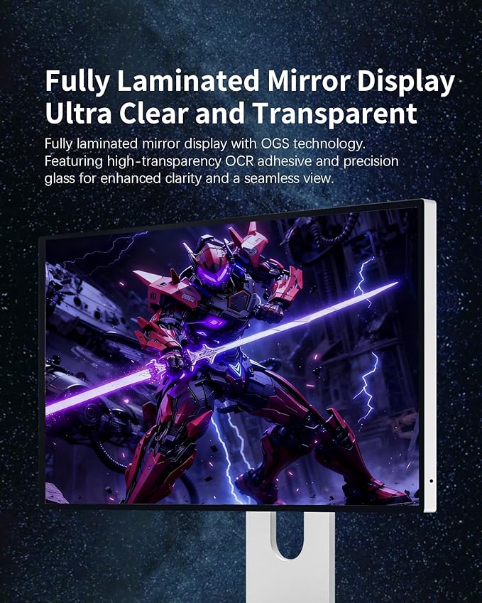 P32K 32 inch FHD (3840 x 2160) 4K 144HZ Gaming Monitor IPS Black Panel 1.07 Billion Colors 99% sRGB 5msHDR10G-Sync FreeSyncHDMIDPVESA178° Viewing Angle (Honeycomb - Without Stand)