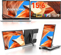 Laptop Screen Extender 15.6 FHD 1080P IPS External Portable Monitor for Laptop Plug &amp Play Dual Screen Monitor for 13-17 Laptops Compatible with Mac Wins Chrome Android Dex