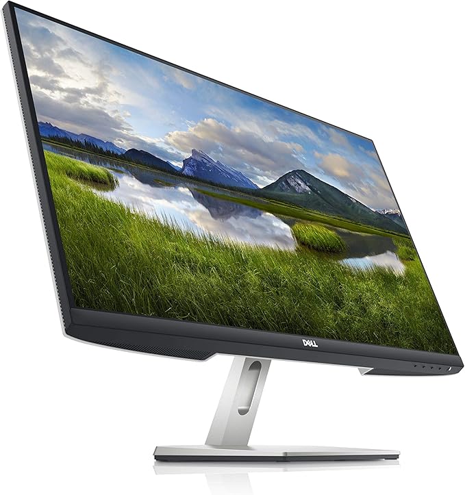 Dell S2721D 27 Inch 1440p QHD IPS Ultra-Thin Bezel Monitor AMD FreeSync HDMI DisplayPort Built in Speakers VESA Certified Silver