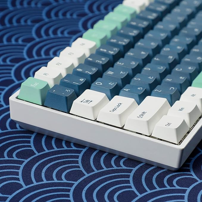145 Heraldry Cherry Profile Dye Sub Thick PBT 5 Sides Mac Keycaps Set for ANSI 104 87 61 96 75 GMMK NCR80 Mx Keyboard