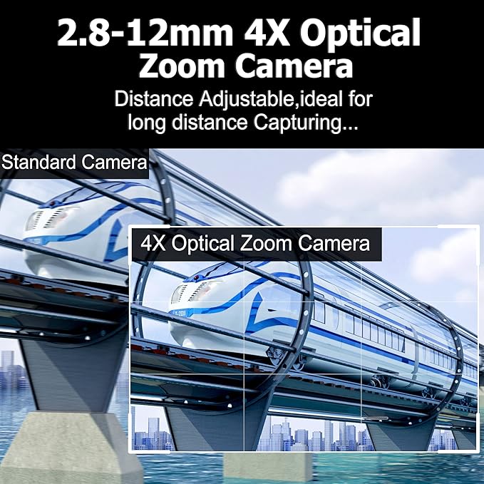 1080P USB Webcam with Zoom 5-50mm Variable Focus High Speed 100fps UVC USB2.0 for PC &amp Industrial Video