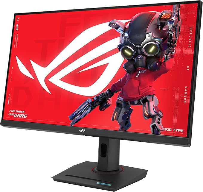 ASUS ROG Strix 32” 4K HDR Gaming Monitor (XG32UCG) – 3840x2160 Dual Mode (4K 160Hz/FHD 320Hz) 0.3ms Fast IPS Extreme Low Motion Blur Sync USB-C G-SYNC Compatible Tripod Socket 3 yr Warranty