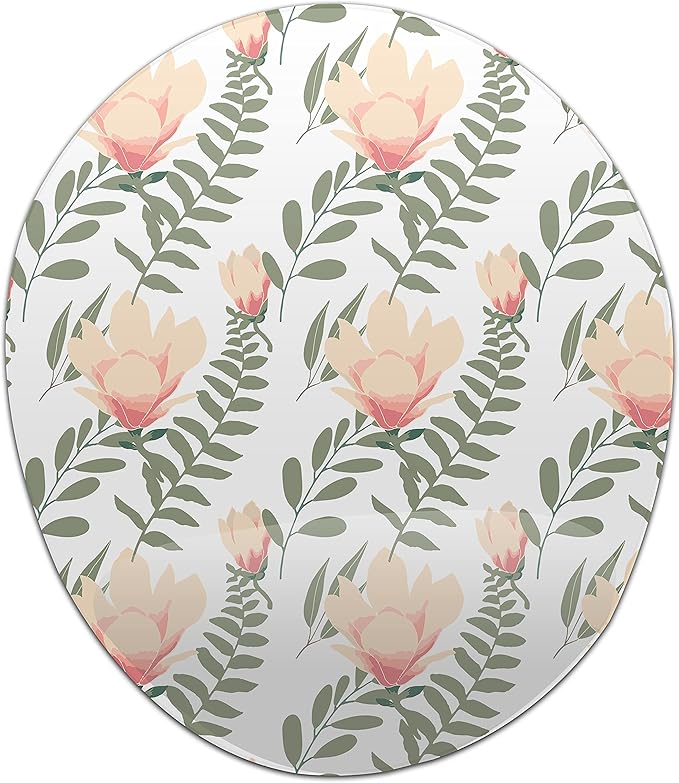 Ergonomic Mouse Pad with Wrist Rest Digital Printed Mouse Mat for Tendon Sheath Problems Non-Slip Base for Office and Home Size: 20 x 23 cm