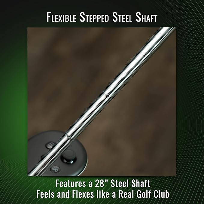 DeadEyeVR - DriVR Elite Chrome - Golf Club for Quest - Realistic VR Golf Simulator Handle - Weighted VR Golf Club Grip for Enhanced Play