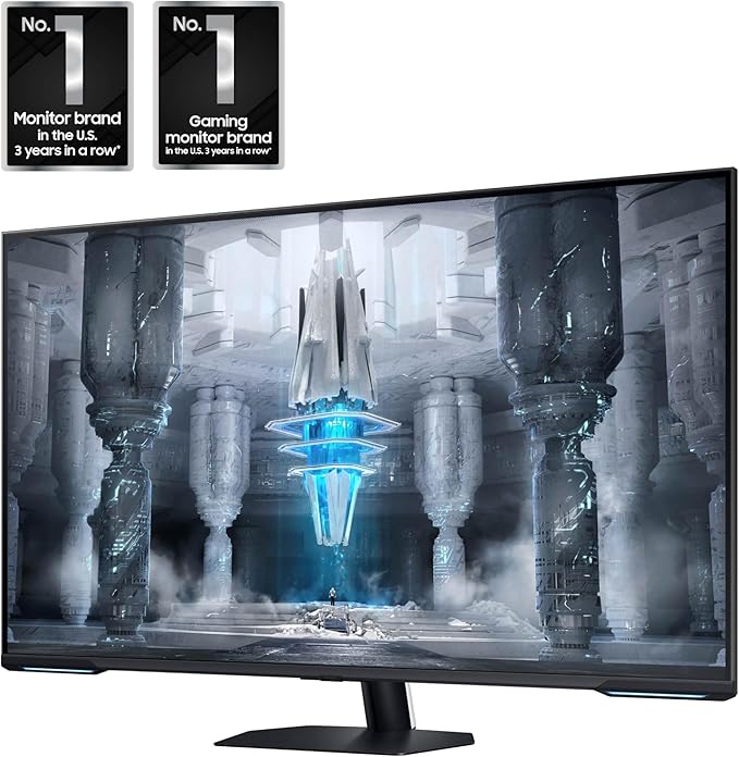 SAMSUNG 43 Odyssey Neo G7 Series 4K UHD Smart Gaming Monitor 144Hz 1ms VESA Display HDR600 Quantum Matrix Technology AMD FreeSync Premium Pro LS43CG702NNXZA Black