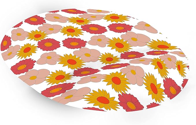 Ergonomic Mouse Pad with Wrist Rest Digital Printed Mouse Mat for Tendon Sheath Problems Non-Slip Base for Office and Home Size: 20 x 23 cm