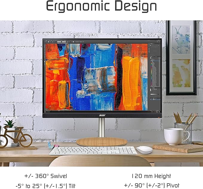 acer ConceptD CM2 Series CM2241W BMIIPRZX 24 16:10 Adaptive-Sync IPS Monitor