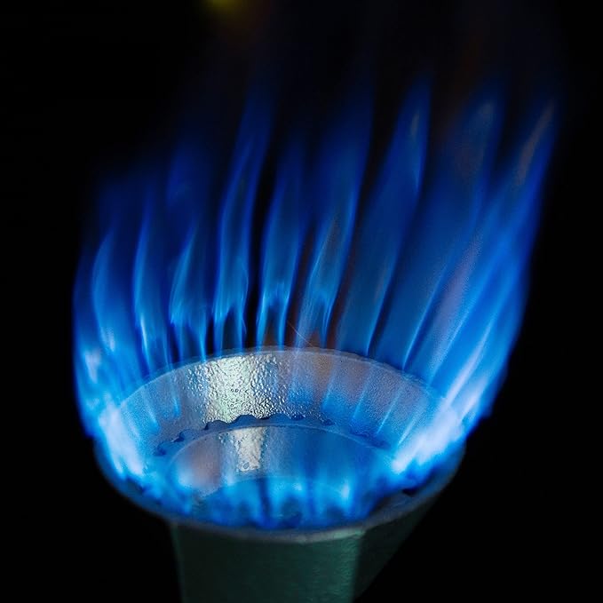 Cast Iron Propane Burner Head with Brass Fitting Orifice (SH10RH - DIY Burner &amp Regulator)