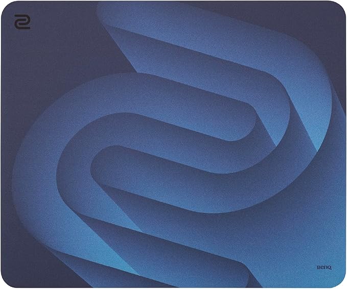 BenQ ZOWIE G-SR-SE Blue II Large Esports Gaming Mouse Pad Humidity resistance color cloth Smooth glide feel with steady control Uniform high-density rubber base with medium softness Anti-Slip base