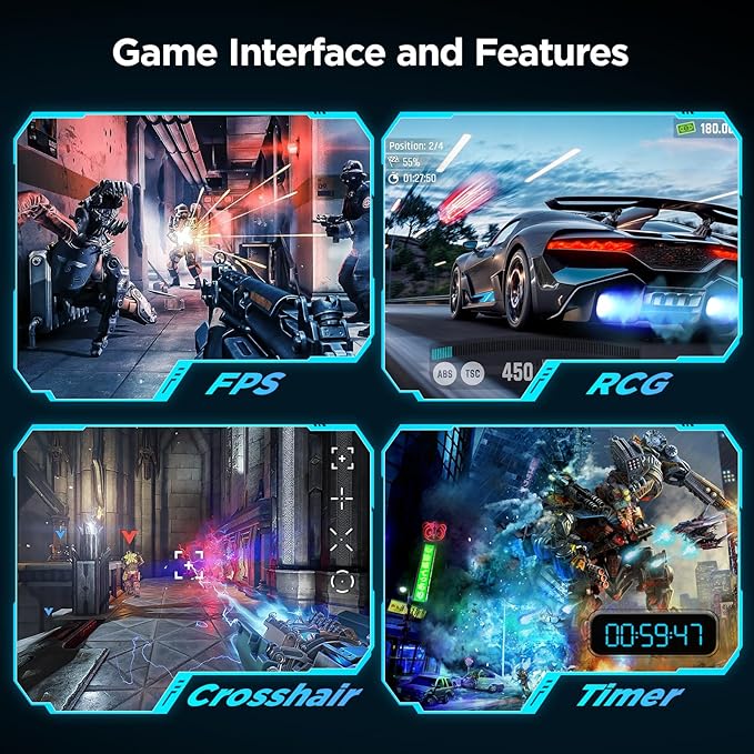 KOORUI 24 inch Curved Gaming Monitor 180Hz FHD 1080P Computer Monitor 1ms 1500R Display Adaptive Sync FreeSync Premium HDMI 2.0X2 &amp DP 1.2 VESA Tilt 24E6CA