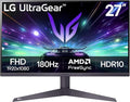 LG 27GS50F-B 27-inch FHD (1920 x 1080) Ultragear Gaming Monitor with 180Hz 1ms MBR HDR10 AMD FreeSync HDMI DisplayPort 3-Side Virtually Borderless Design Black