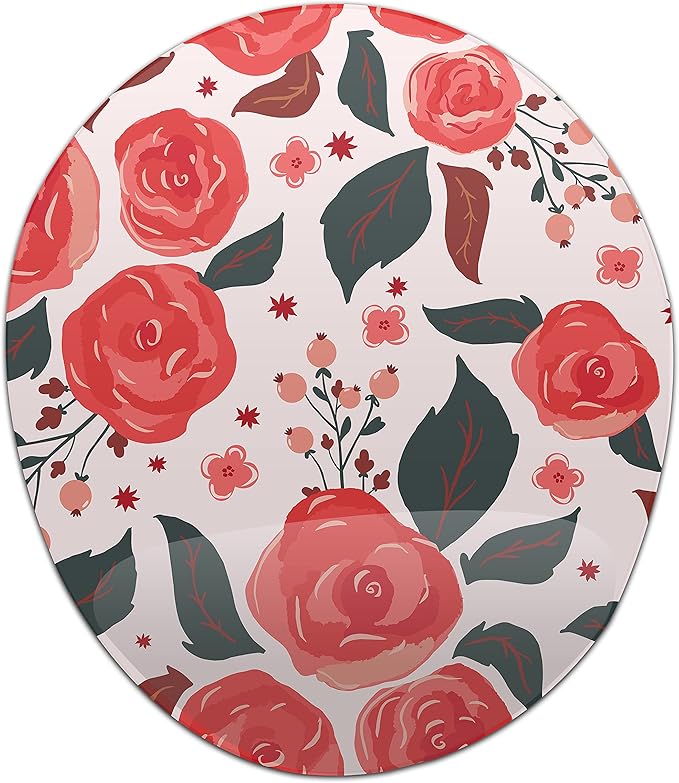Ergonomic Mouse Pad with Wrist Rest Digital Printed Mouse Mat for Tendon Sheath Problems Non-Slip Base for Office and Home Size: 20 x 23 cm