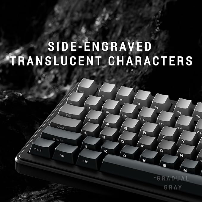 x Aula F99 99% Mechanical Gaming Keyboard – Wireless Bluetooth 2.4Ghz RF USB-C Wired Keyboard with RGB Backlit Hot-Swappable Pre-lubed Linear Switches PBT Keycaps Numpad Volume Knob