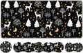 Keyboard Wrist Rest SetMemory Foam Wrist Support Mouse Pad31.5x11.8 Desk Mat for Comfortable Typing &amp Pain ReliefNon-Slip Base for Office &amp Home Use - Cute Training Deer and Trees