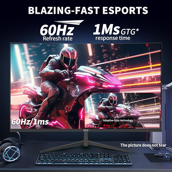ZZA 32 Inch Curved Monitor 4k Computer Screen 60HZ 4k UHD(3840 * 2160P) 3000R VA Panel Gaming Monitor 4K AMD Freesync 100% sRGB HDR10 Wall Mountable Installs(HDMI 2.0/DP 1.4 * 2)