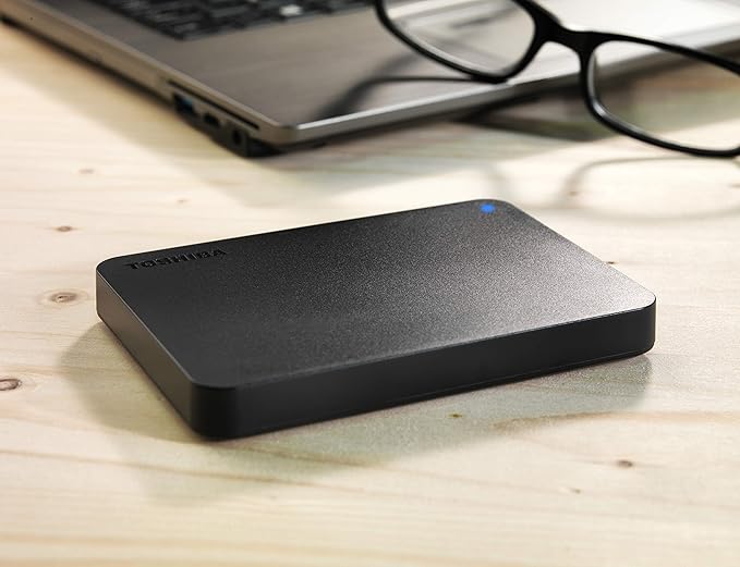 Toshiba Canvio Basics 2TB Portable External Hard Drive USB 3.0 Black - HDTB420XK3AA