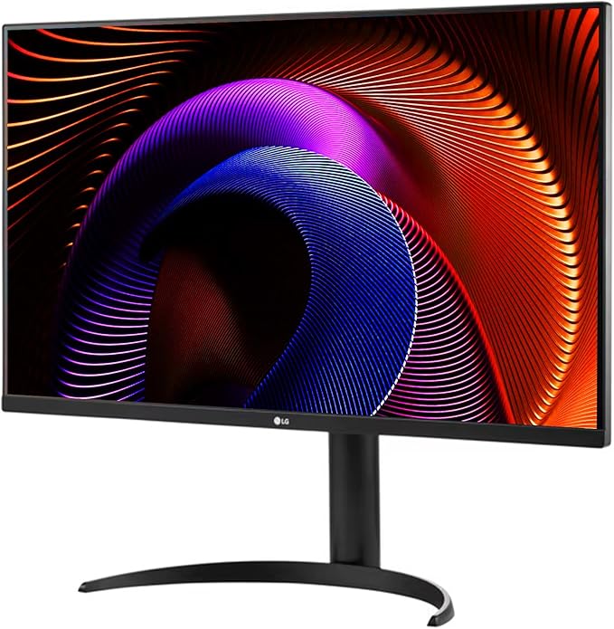 LG 32 4K UHD (3840 x 2160) Ultrafine Computer Monitor HDR10 Dynamic Action Sync 90% DCI-P3 OnScreen Control Built-in Speakers Black Stabilizer Flicker Safe Pivot/Height/Tilt Stand DP &amp H
