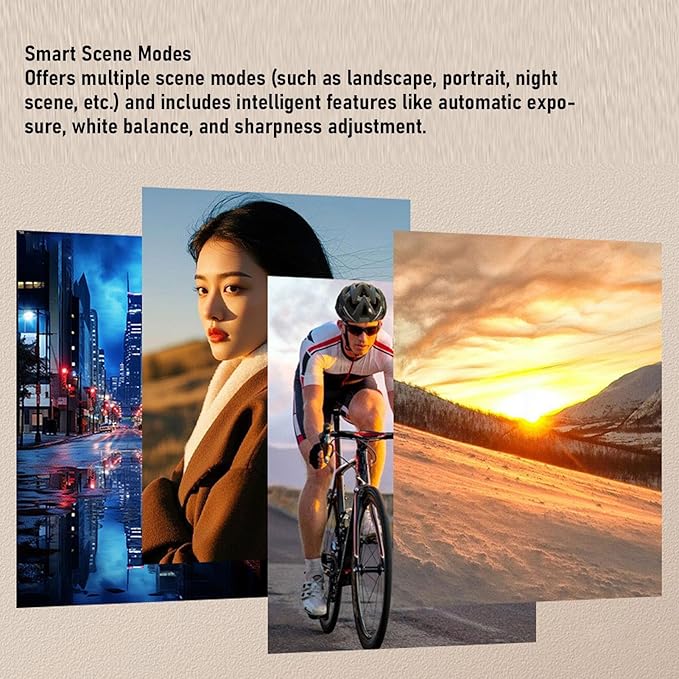 Jectse 8X Optical Zoom Vlog Camera 64MP 2.8 Inch Screen Face Recognition for Travel with 8X Optical Zoom Digital Camera 64MP 2.8 Inch Screen Face Recognition