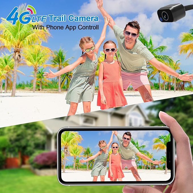 4G USB Wifi Camera with 300M SIM CardNo Wi-Fi NeededHD2K Smallest Wireless Wifi 4G USB CameraMotion Alert with App Live StreamingMotion DetectionNight VisionCloud Storage for iOS/Android APP
