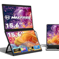 Maxfree Laptop Screen Extender 15.6'' FHD 1080P Dual Portable Monitor with USB C HDMI Plug &amp Play VESA Mountable Lightweight Dual Monitor for Laptop Windows Mac(M1/M2/M3 chip) Android Ps4 Sw